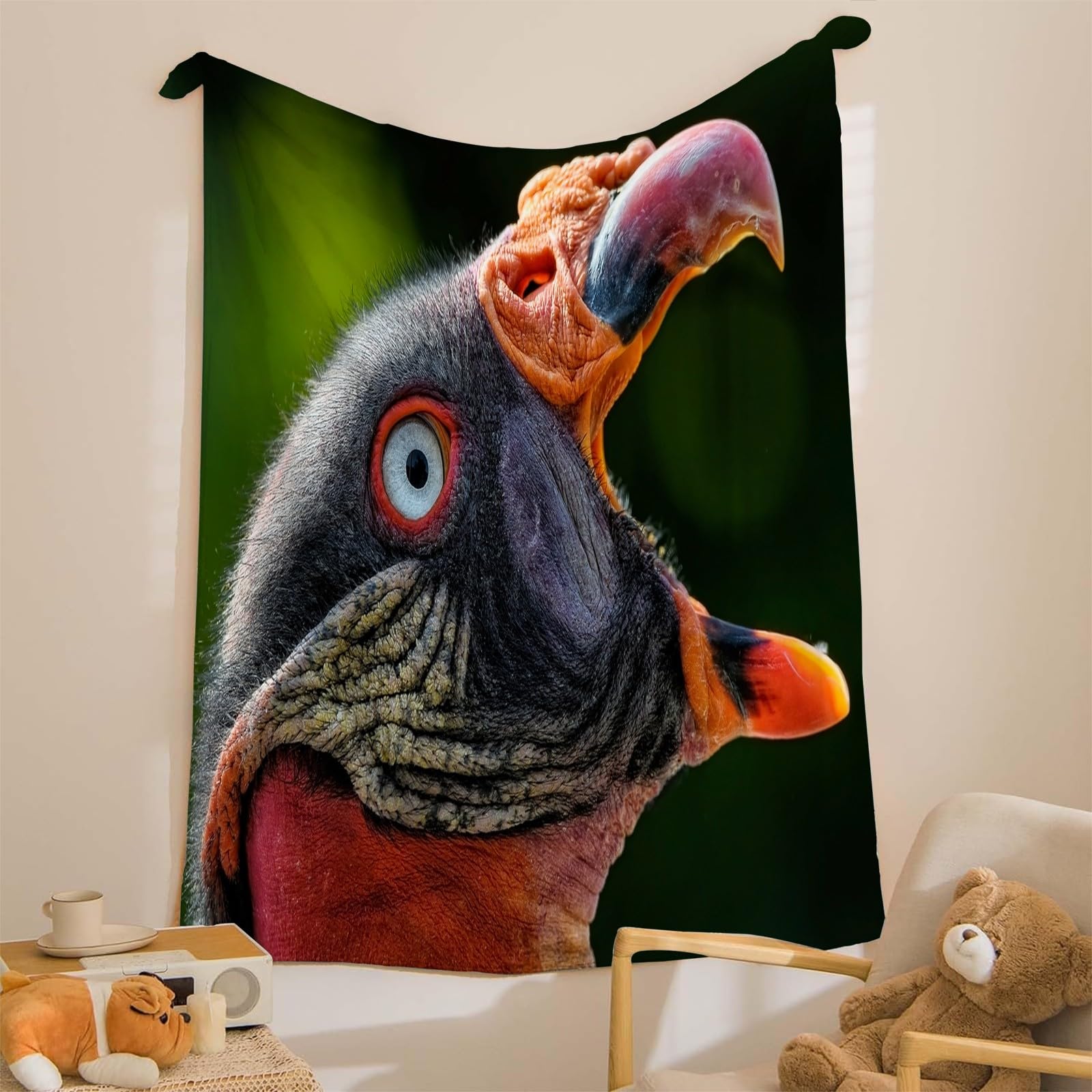 Królewski orzeł koc dla zwierząt koc na łóżko pojedyncze ciepłe miękkie koce na sofę flanelowe 180 x 200 cm na wszystkie pory roku