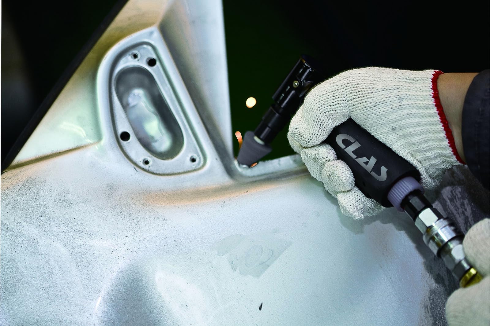 Mini meuleuse à renvoi d'angle ø6mm pneumatique - OP 1205 - CLAS Equipements