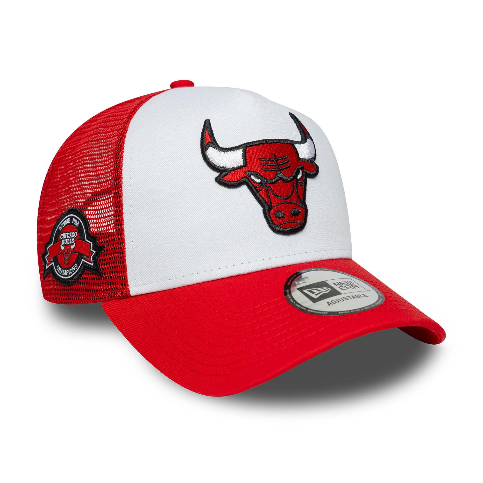 New Era Chicago Bulls A-Frame Trucker Cap Red