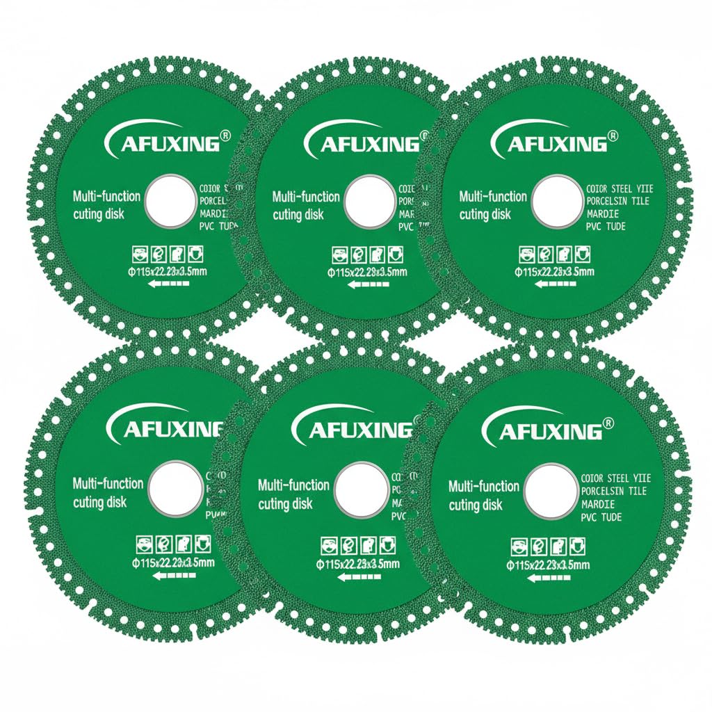Paquete de 12 discos indestructibles para amoladora, rueda de corte de diamante de 4.5 pulgadas para amoladora angular