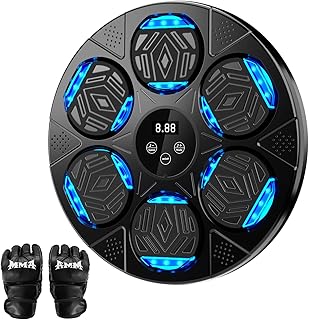 LOLBOX Upgraded Music Boxing Machine – Wall Mount Smart Training Equipment with Bluetooth & Boxing Gloves for Adults & Kid…