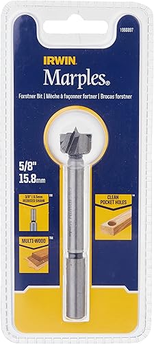 Miniatura 7 de IRWIN 1966933 Irwin Marples - Broca Forstner para perforación de madera 1-38 pulgadas