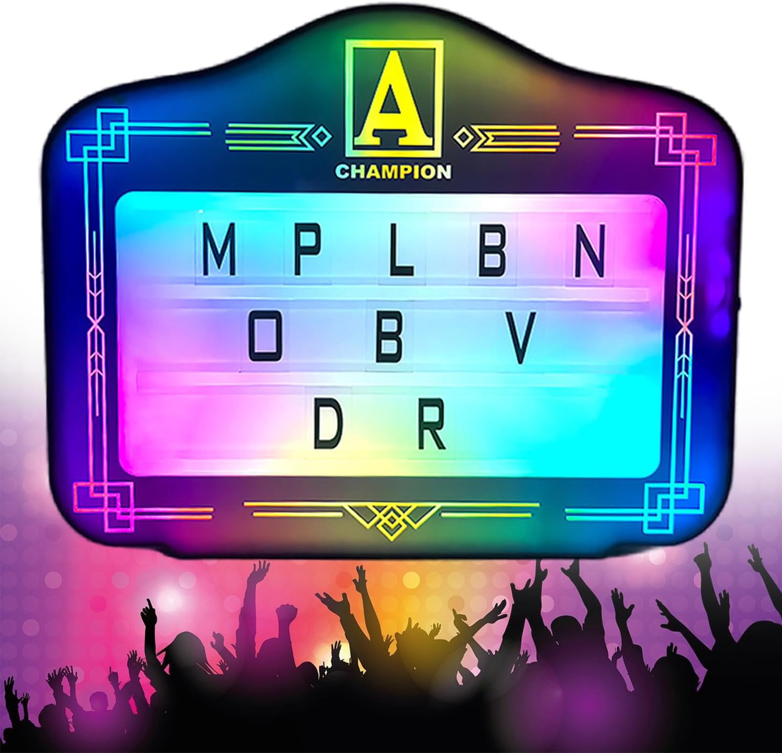 Club Signs for Bottle Service, Color Letter Billboard with Remote Control, Hand Holding Luminous LED Presente for Home Decor, Wedding, Birthday Parties