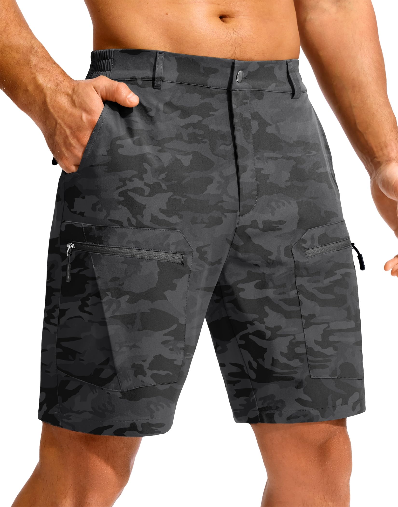 G Gradual Mens Hiking Cargo Shorts Lightweight Outdoor Short with 5 Pockets