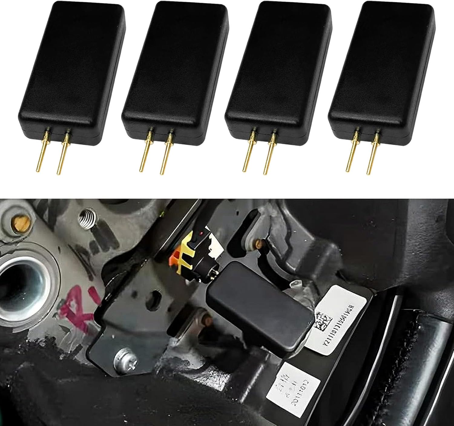 BEYPOVK 4PCS Car SRS Airbag Simulator Tester, Airbag Bypass