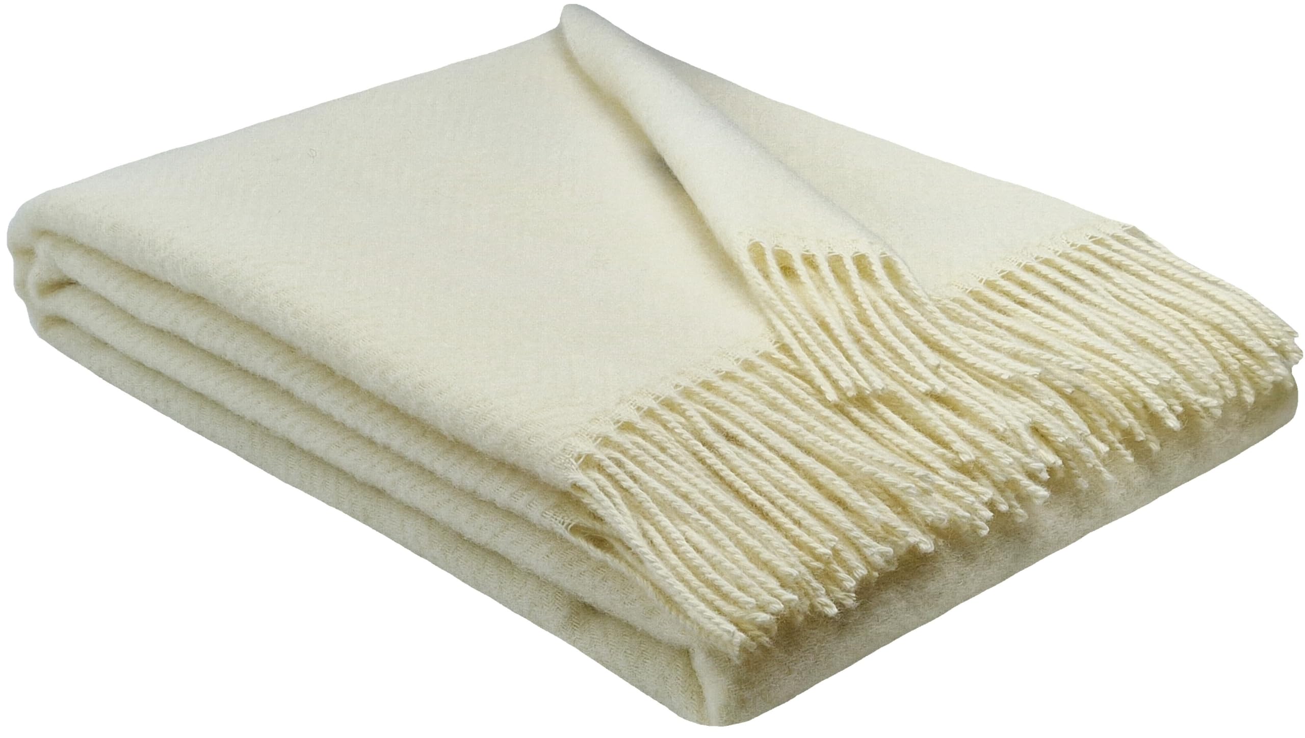 STTS International Wollen deken, 100% scheerwol, woondeken in verschillende kleuren, sprei, scheerwollen deken, plaid Tirol (groen/wit (dubbelzijdig), 140 x 200 cm