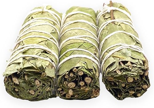 Miniatura 4 de 3 piezas de salvia blanca floral de California de 4 pulgadas de largo + eucalipto  Kit de manchas para amor, paz, armonía, limpieza del hogar,