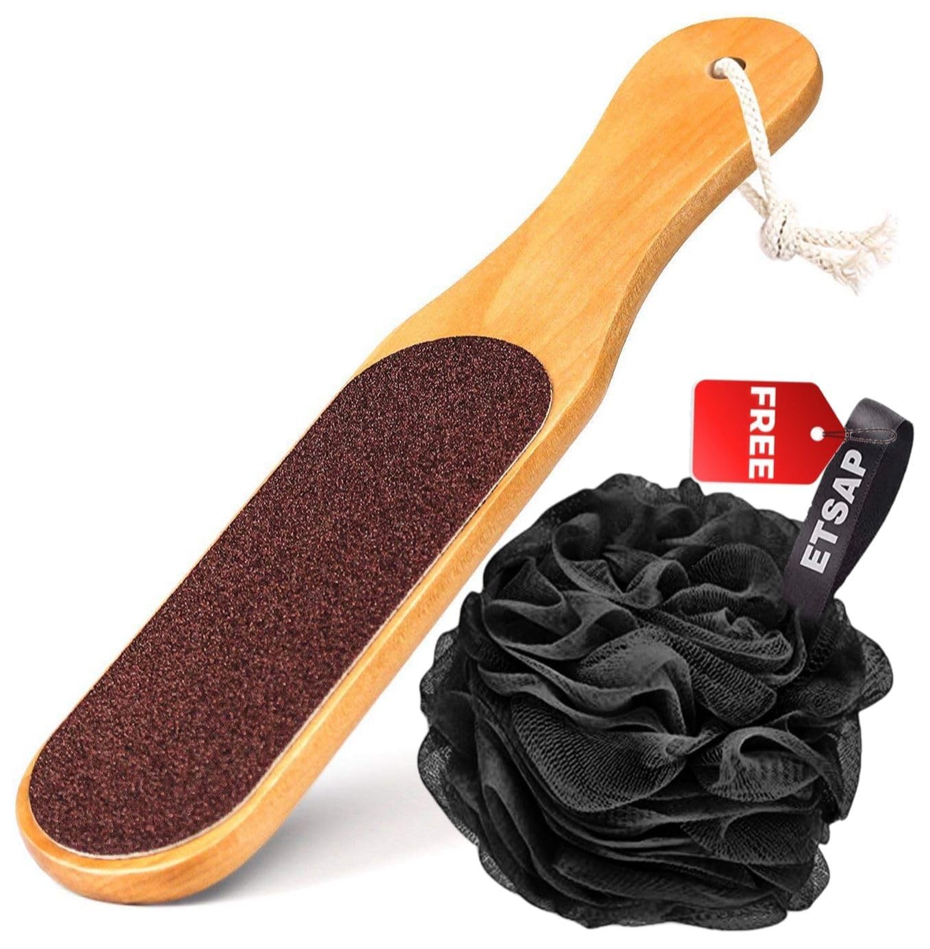 RIXTEC Double Sided Foot File Scrubber | Dead Skin & Callus Remover ...