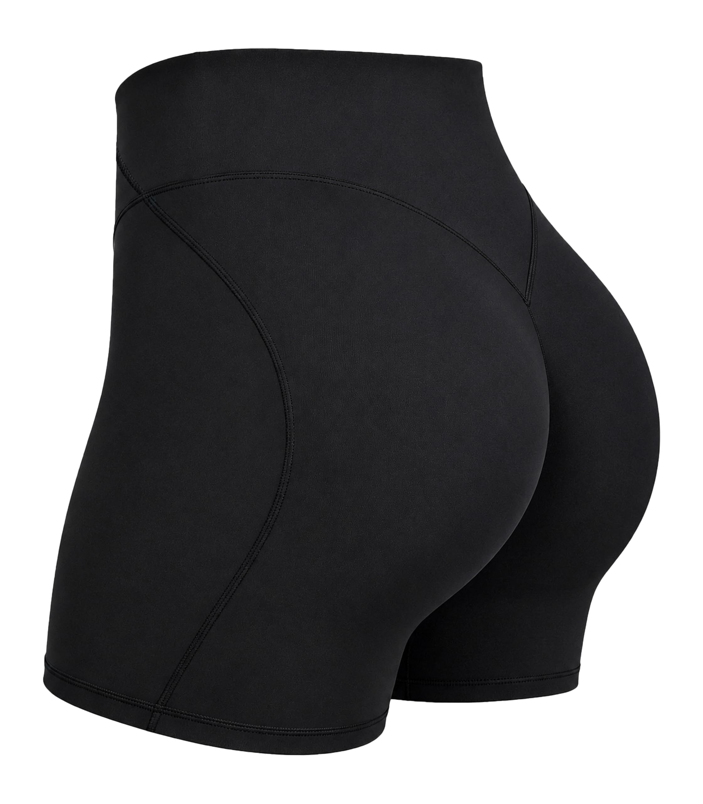sunzel No Front Seam High Waist Gym Shorts for Women, Squat Proof Biker Shorts with Tummy Control for Yoga Workout Running-picture-30