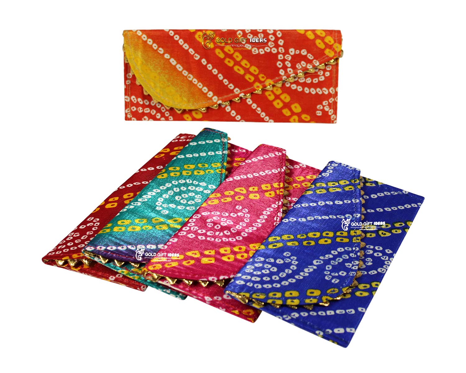 GoldGiftIdeas Ethnic Bandhani Pattern Potli Purse for Ladies, Return Gifts, Shagun Money Envelopes, Potli Bags for Women, Traditional Party Favor Bags (Set of 5) (B09BNS2M1W) Amazon Price History, Amazon Price Tracker