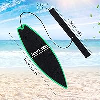 Vista 4 de Aster Paquete de 4 tablas de surf con dedos, mini juguetes de surf para dedos, surf el viento, tabla de surf con la punta de los dedos para niños