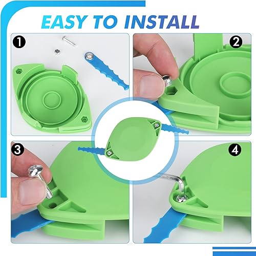 Miniatura 10 de THTEN 29242 29082 - Cabezal de cuchillas de recortadora compatible con Greenworks 24V 40V 21052 29272 y 21212 cortadoras eléctricas de cuerda 16