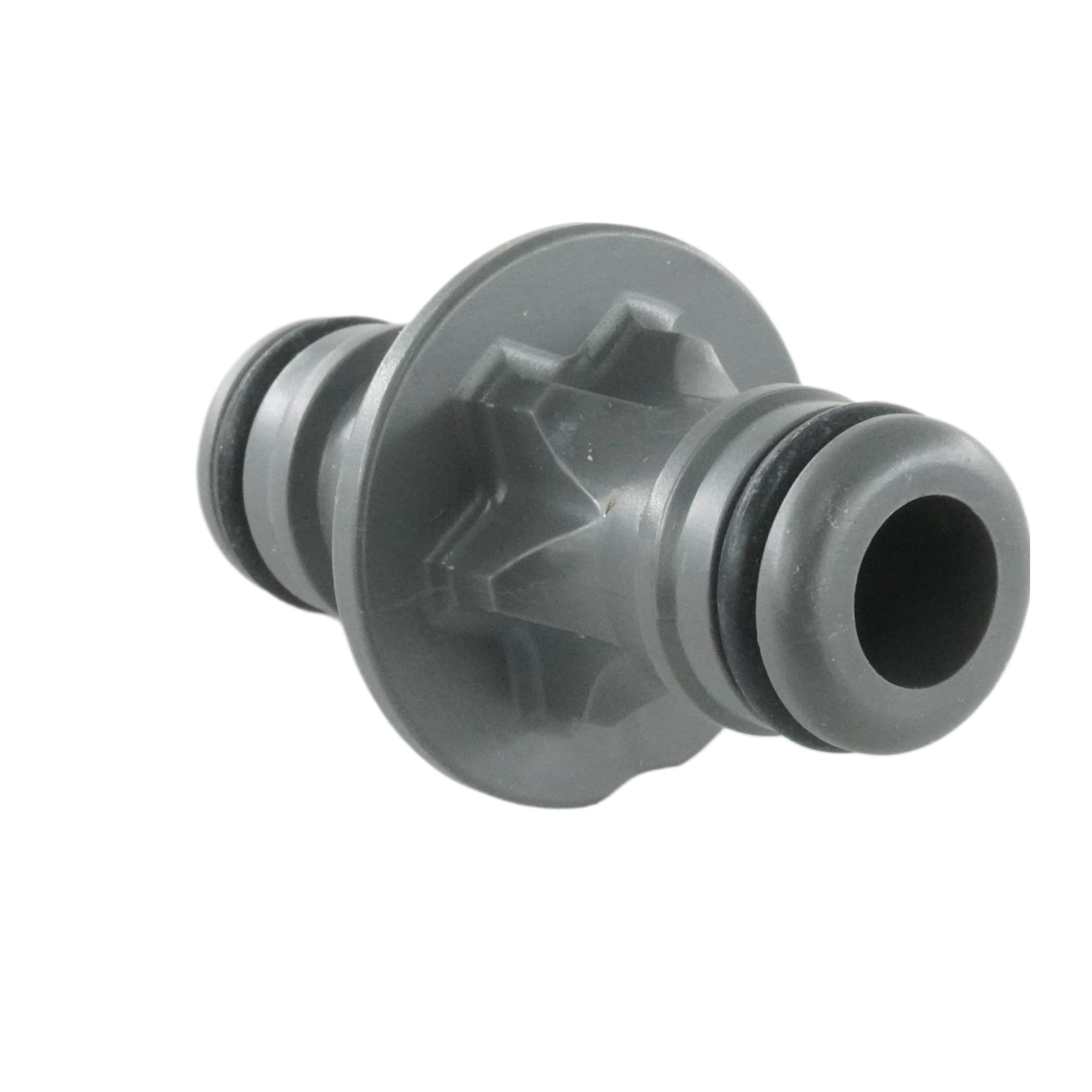 Fittingstore - Kupplungsstecker Gardena kompatibel 2-Wege 3-Wege Schlauchverbinder Messing Kunststoff Kupplungsverbinder (2-wege, Werkstoff: Kunststoff (Gardena))