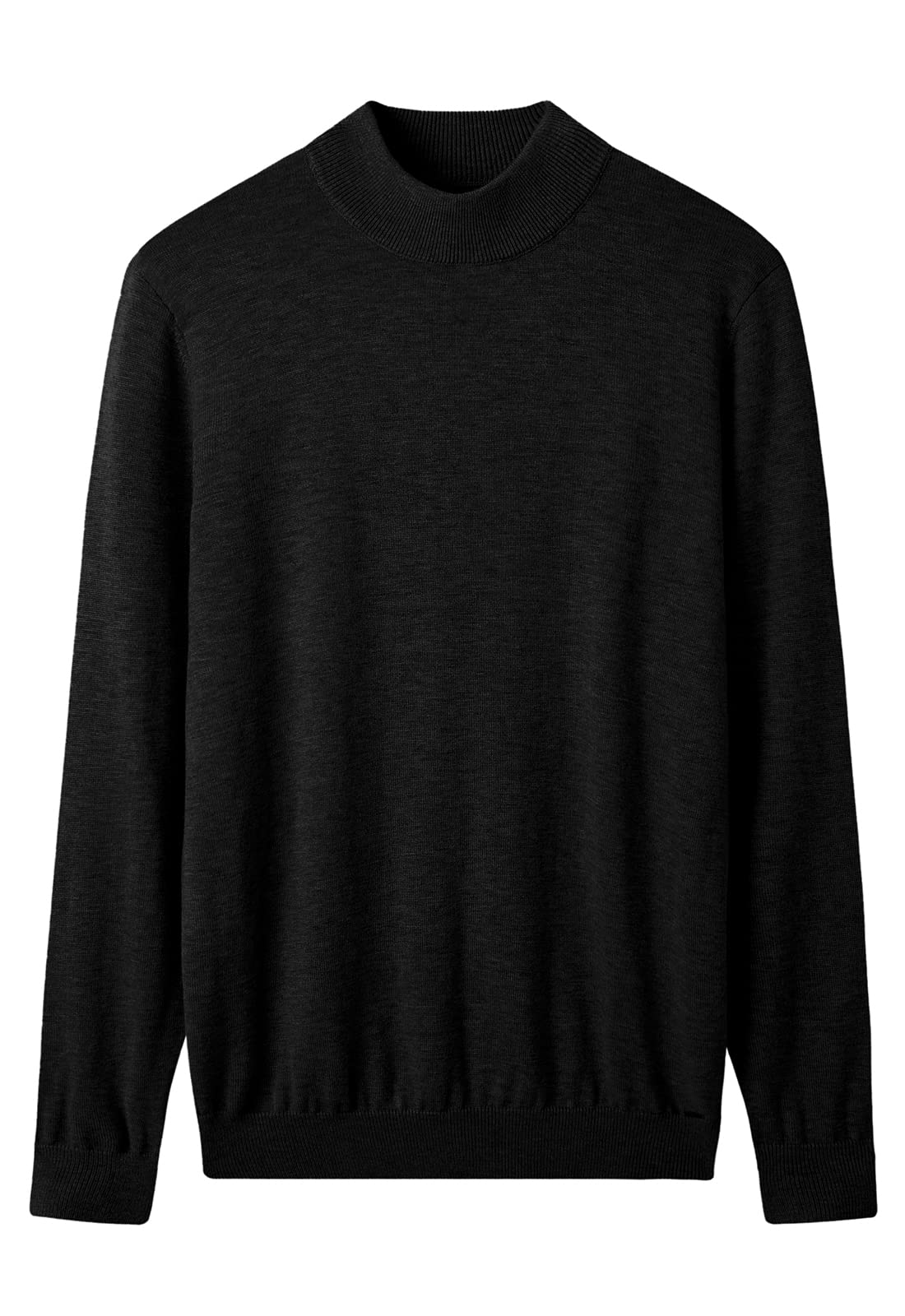 zhili Men's 100% Merino Wool Mock Neck Pullover Sweater-picture-55