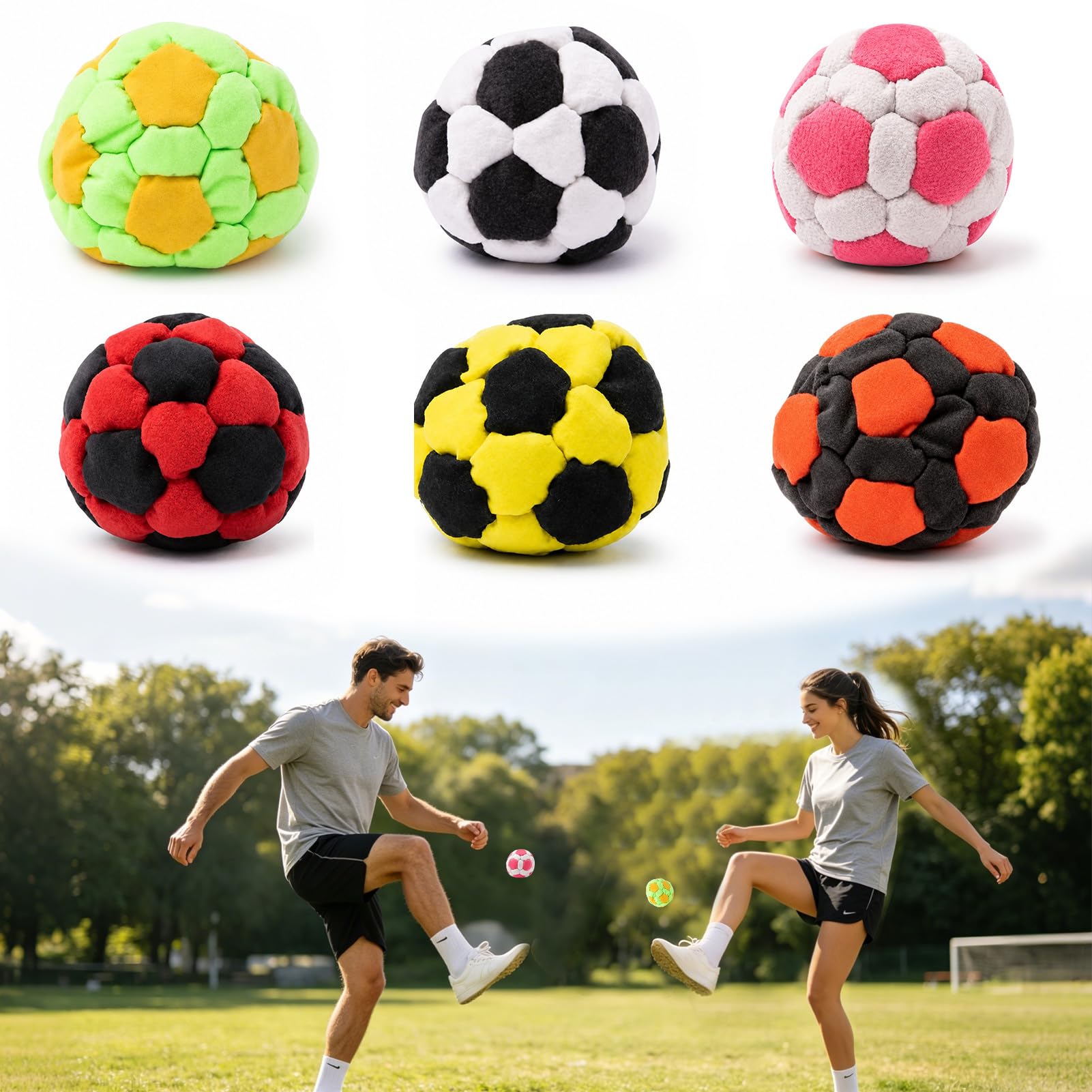 Hacky Sack, Footbag, Hackysack Bälle, Hüpfkissen, Fußball-Sandsack, Dumpling Hacky Footbag Für Alle Spielstärken
