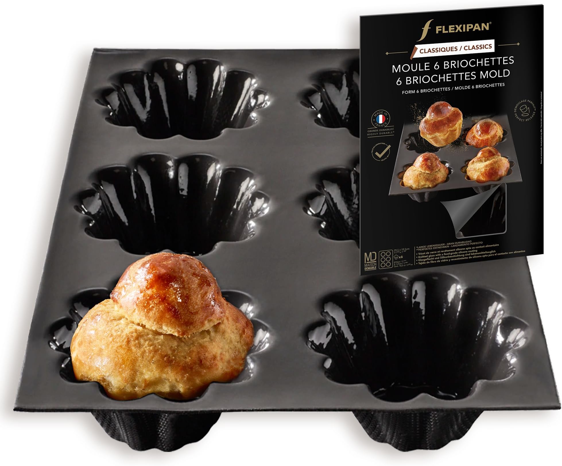 Flexipan 6 Briochettes Mold