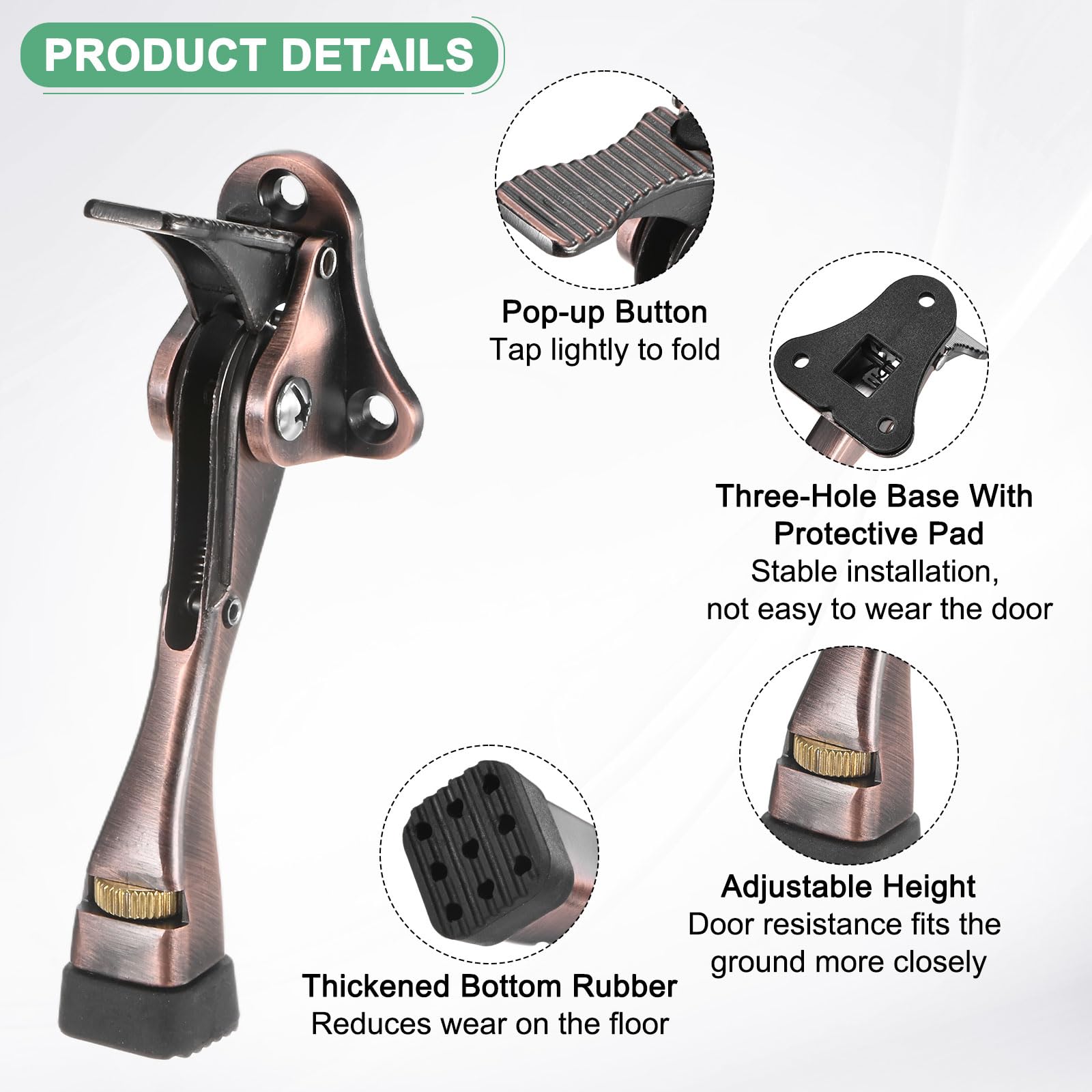 M METERXITY 2-Pack Door Stoppers - Image 2