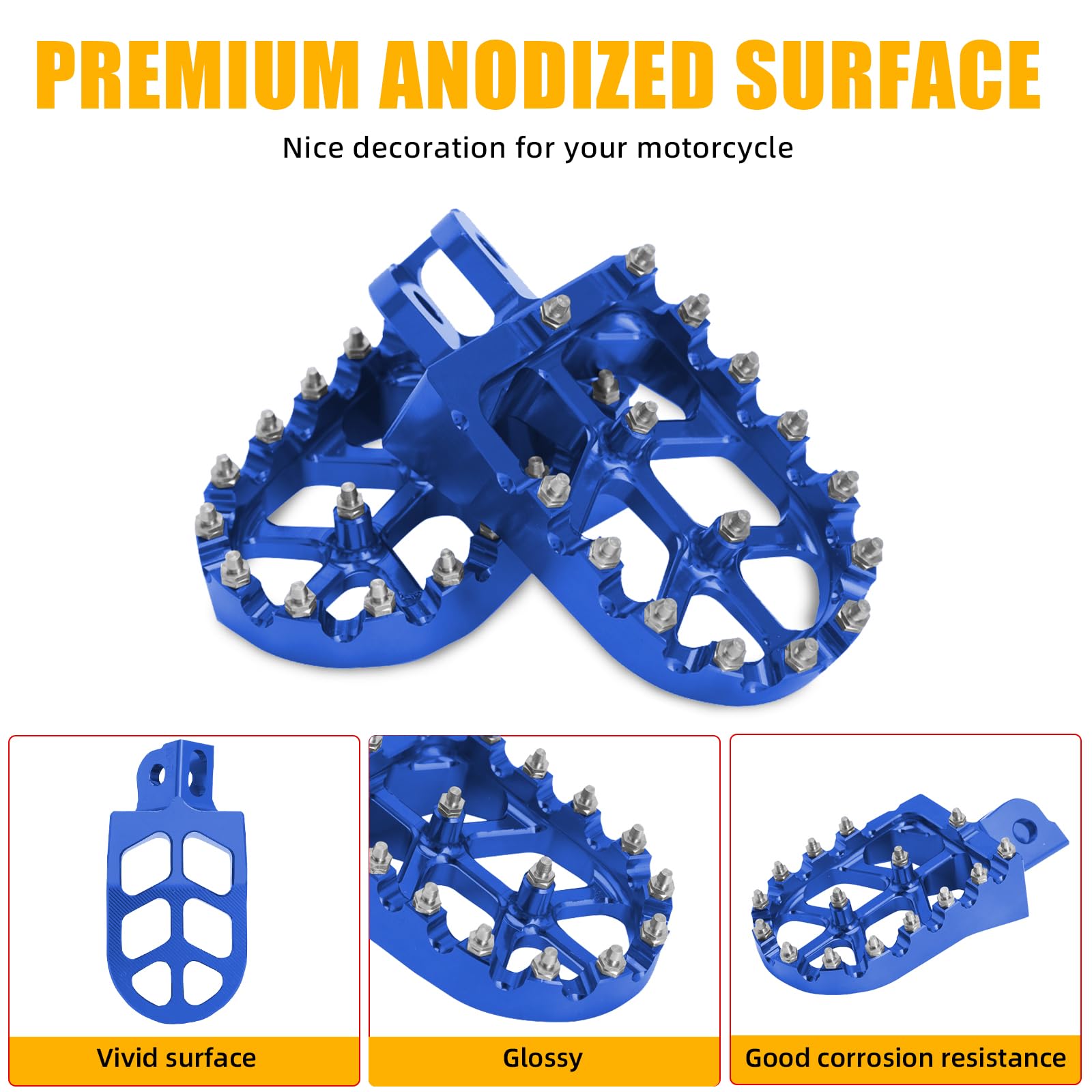 m&mdesign　MX-611Ⅱ Amazon.com: IUVWISN Motorcycle Footpegs Foot Pegs Rest Pedal MX