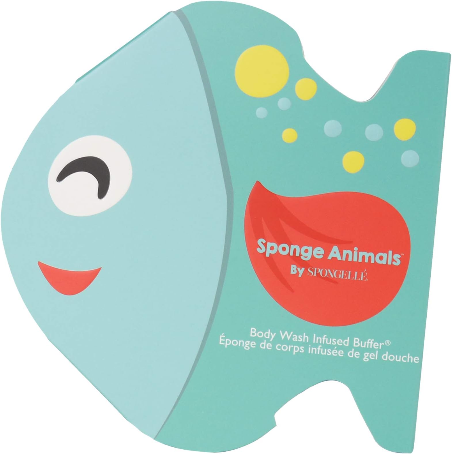 Spongelle Sponge Animals Kids Sponge Fish Blue