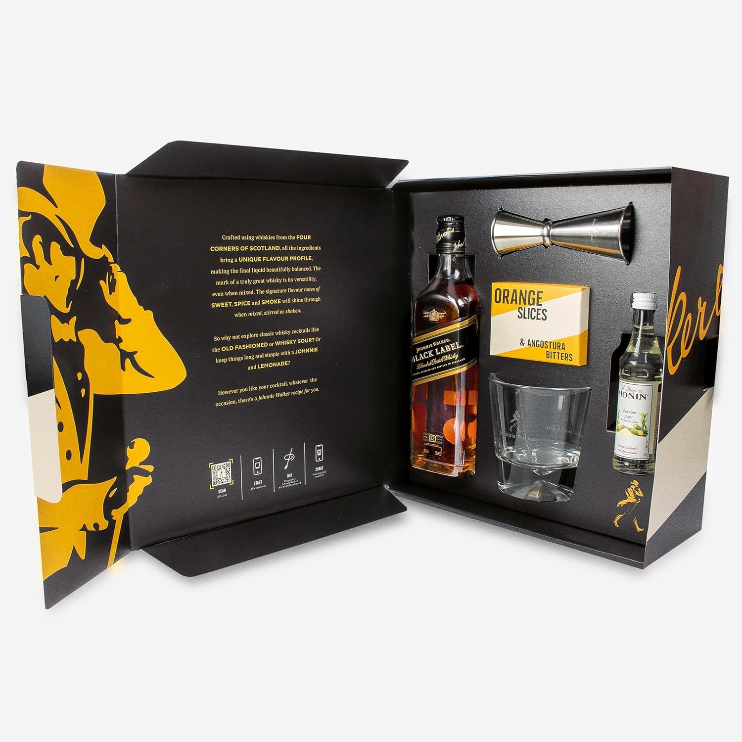 Johnnie Walker Not So Old Fashioned Gift Set 35Cl 40%