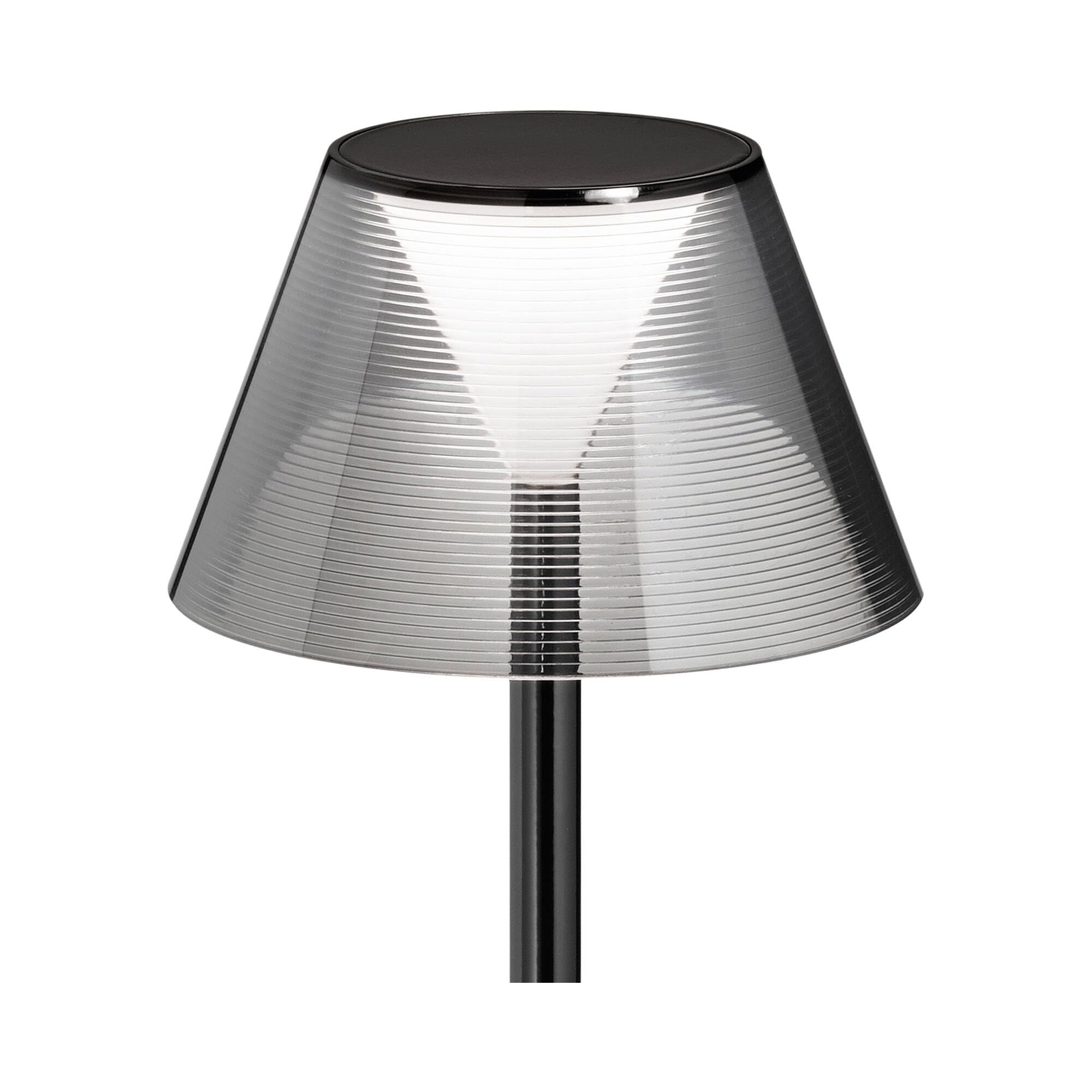 Ideal Lux LOLITA Lampada da tavolo a LED integrata dimmerabile nera, interruttore integrato, 3000K, IP54