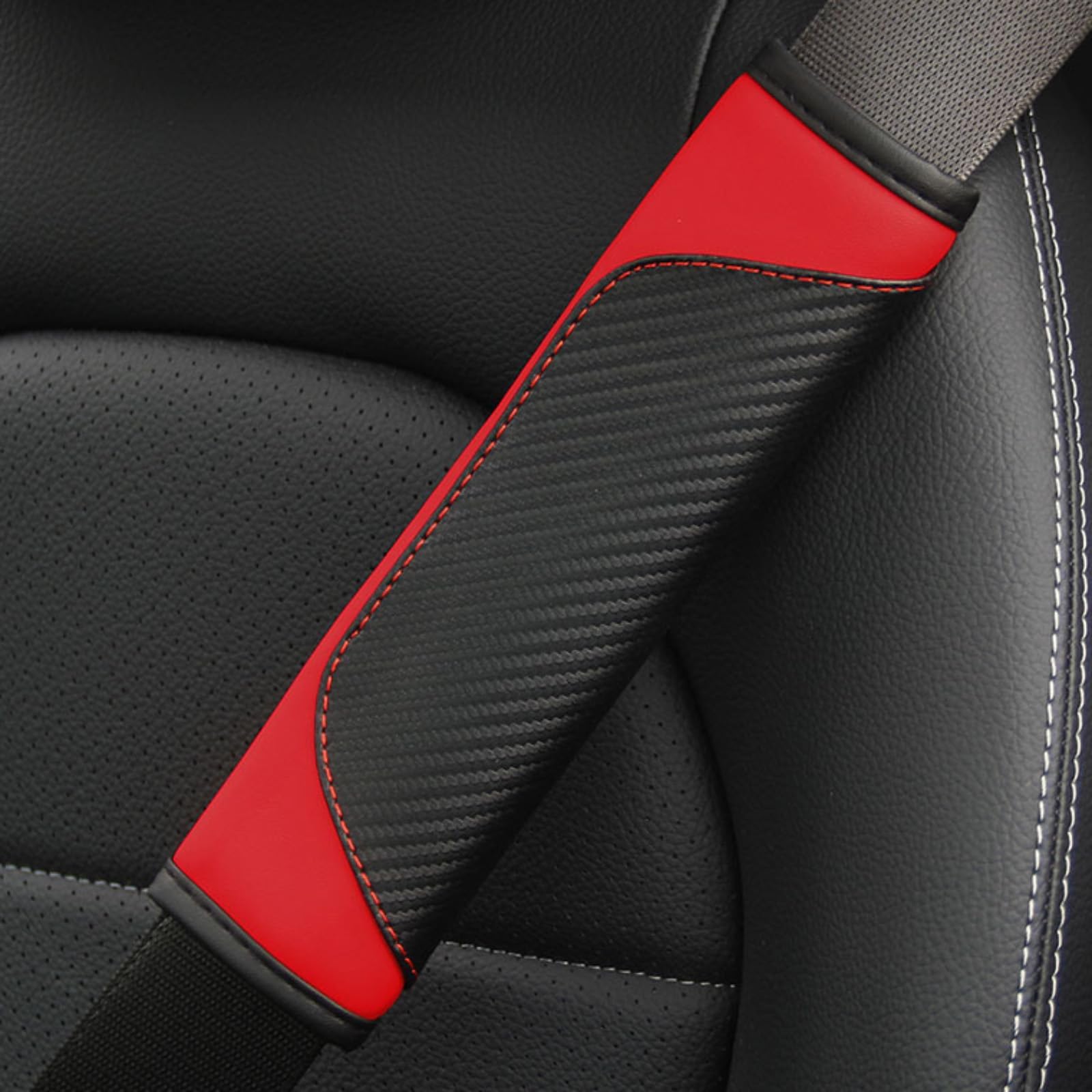 LXPPJVOEC Seat Belt Pads, for Lexus ES300H GS300 Seatbelt Covers Shoulder Pads Seat Belt Protector Shoulder Strap Cushion Interior Car Accessories,B