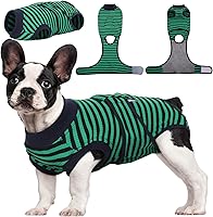 Vista 14 de Kuoser - Traje de recuperación posterior a la cirugía para perros y gatos, camisa profesional de recuperación de mascotas para vendaje de heridas