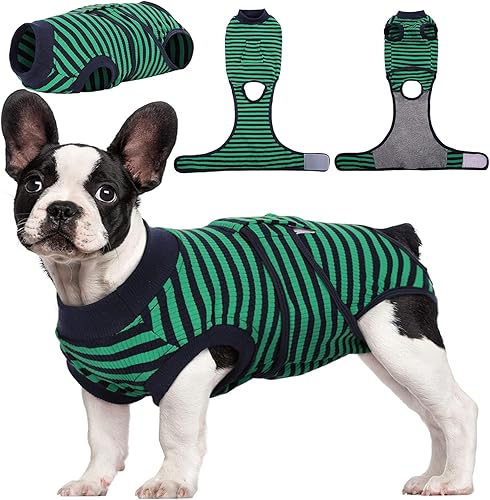 Kuoser Store - Traje profesional para mascotas, para recuperación de cirugías, vendaje para heridas abdominales, sustituto del collar electrónico y