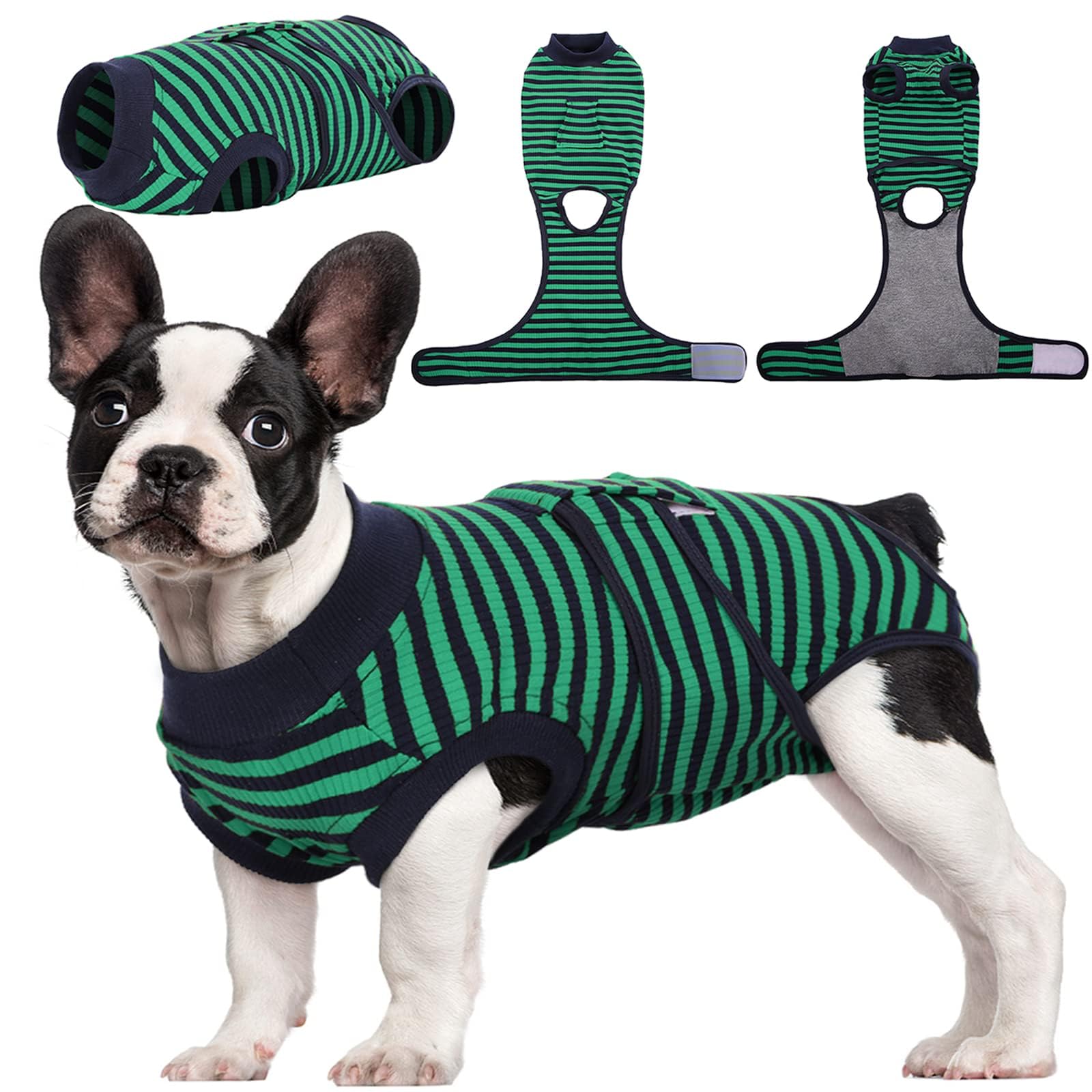 Kuoser Dog Recovery Suit Female, Dog Onesie for Surgery, Female Spay and Male Neuter Onesie for Post-Op Care, Prevent Licking Puppy Onesies — view 8