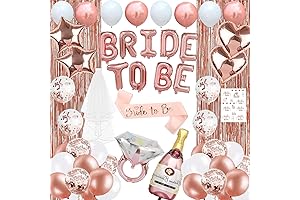 Bachelorette Party Decorations - Rose Gold Bridal Shower Party Supplies