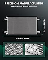 Vista 2 de SCITOO Aire acondicionado de condensador compatible con2011 para Kenworth para C500 2011, para T800 2008-2013, para W900 2010-2013, para 367