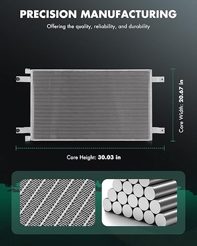 Miniatura 2 de SCITOO Aire acondicionado de condensador compatible con2011 para Kenworth para C500 2011, para T800 2008-2013, para W900 2010-2013, para 367