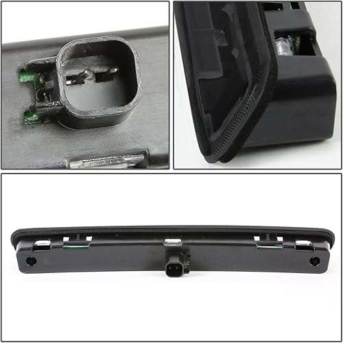 Miniatura 4 de DNA MOTORING 3BL-FM05-LED-BK-SM Luz de freno LED de tercera cola con carcasa negra compatible con Ford Mustang 05-09