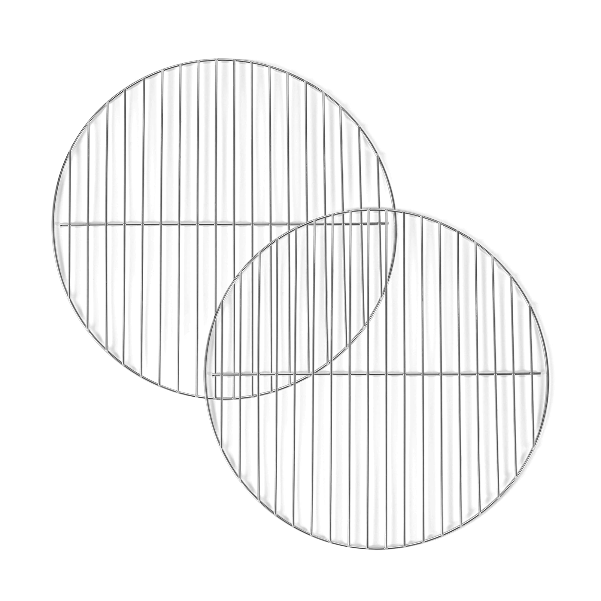 Amazon Basics Grill Grates, 14.7 inch, 2-Pack, Silver โ image 1