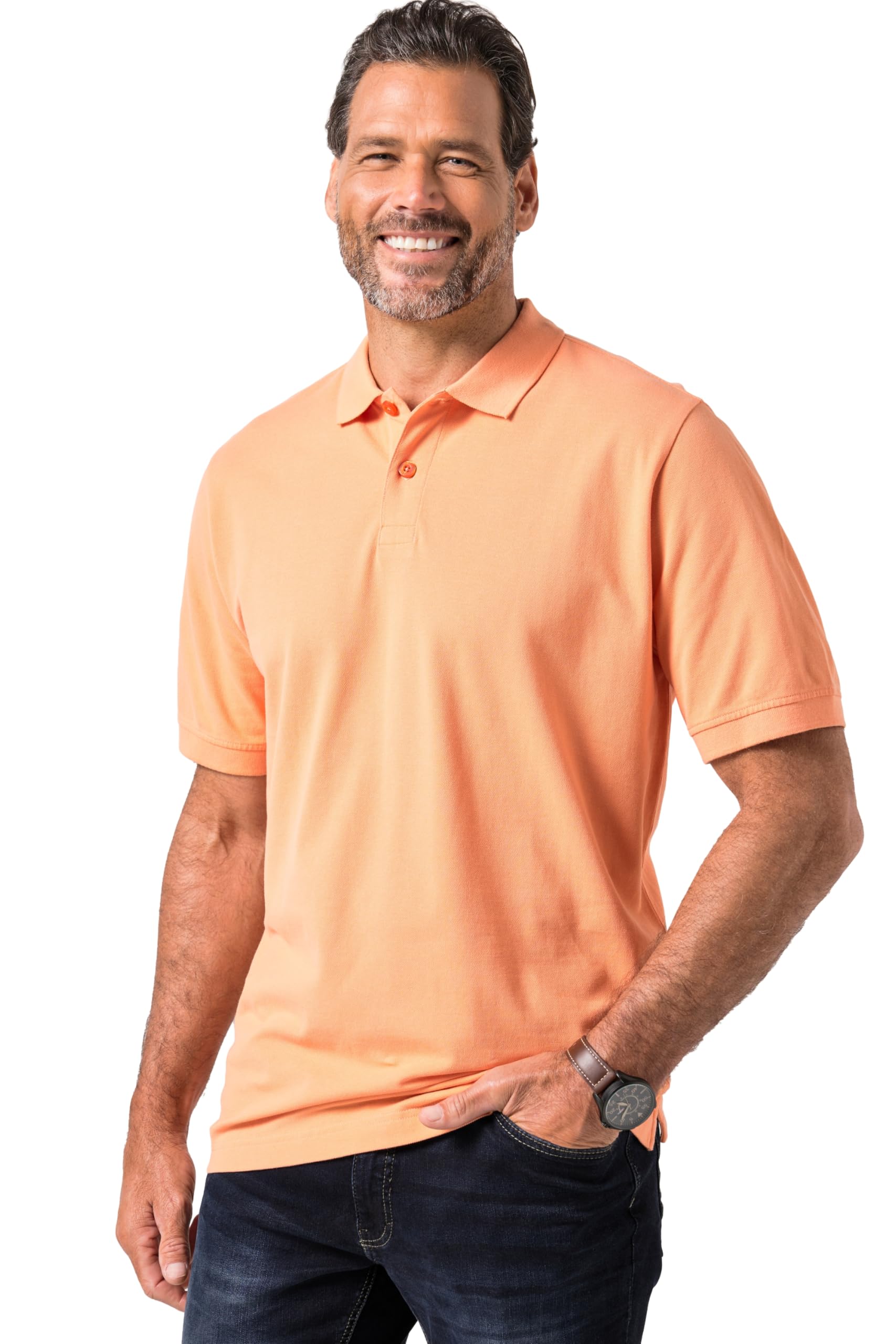 JP 1880 Herren große Größen Übergrößen Menswear L-8XL Poloshirt, Basic, Halbarm, Piqué 702560