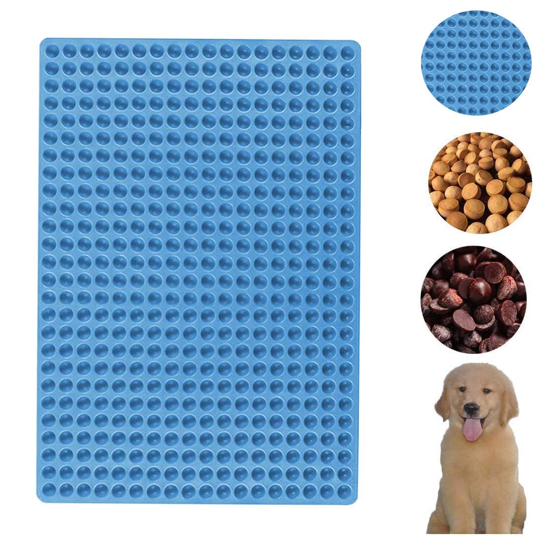 Sidosir Stampo In Silicone Per Dolcetti Per Cani E Caramelle – 2 Pezzi, 468 Cavità Da 0.5ml, Resistente Al Calore, Senza BPA