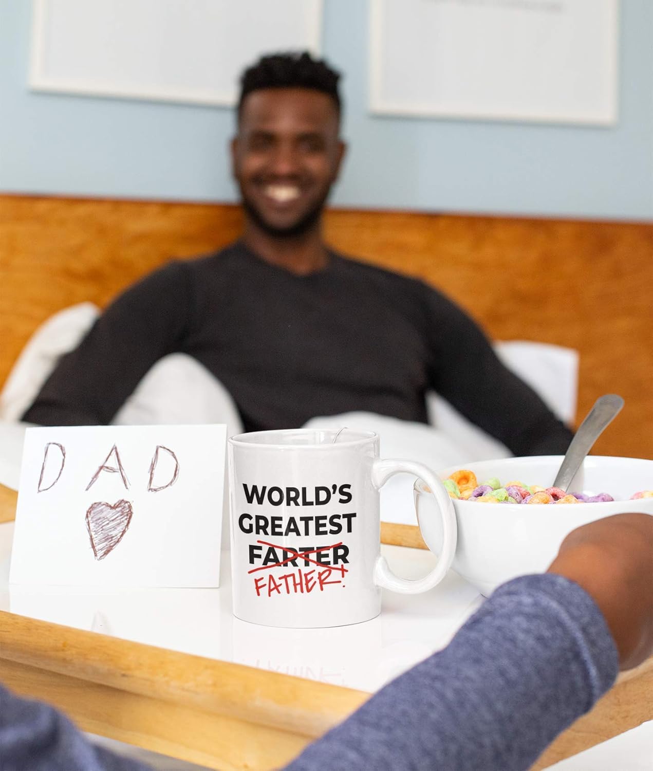 World's Greatest Farter Funny Fathers Day Coffee Mug | Best Farter Ever Coffee Cup - Funny Fathers Day Mugs from Son Daughter Kids | Cool Christmas Presents Fun Birthday Gag Gifts (WGF White) - Image 9