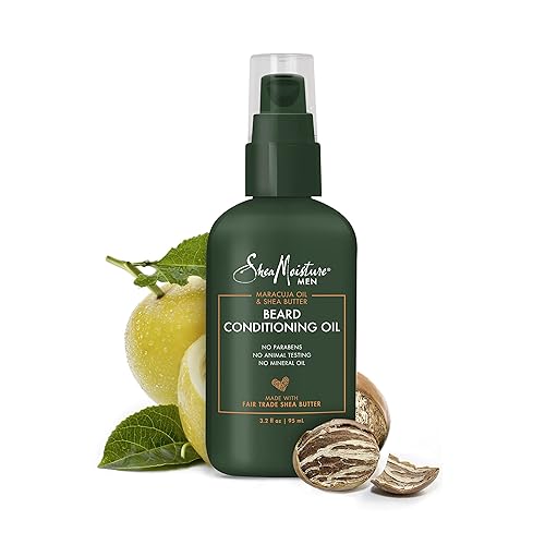 Miniatura 9 de SheaMoisture Aceite acondicionador de barba para una barba completa aceite de maracuja y manteca de karité para hidratar y suavizar 3.2 onzas