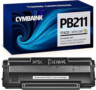 CYMBAINK Replacement for Pantum PB-211 PB-211EV Toner Cartridge Black Compatible with Pantum P2500W, P2502W, M6550NW, M6600NW, M6552NW, M6602NW (PB-211)