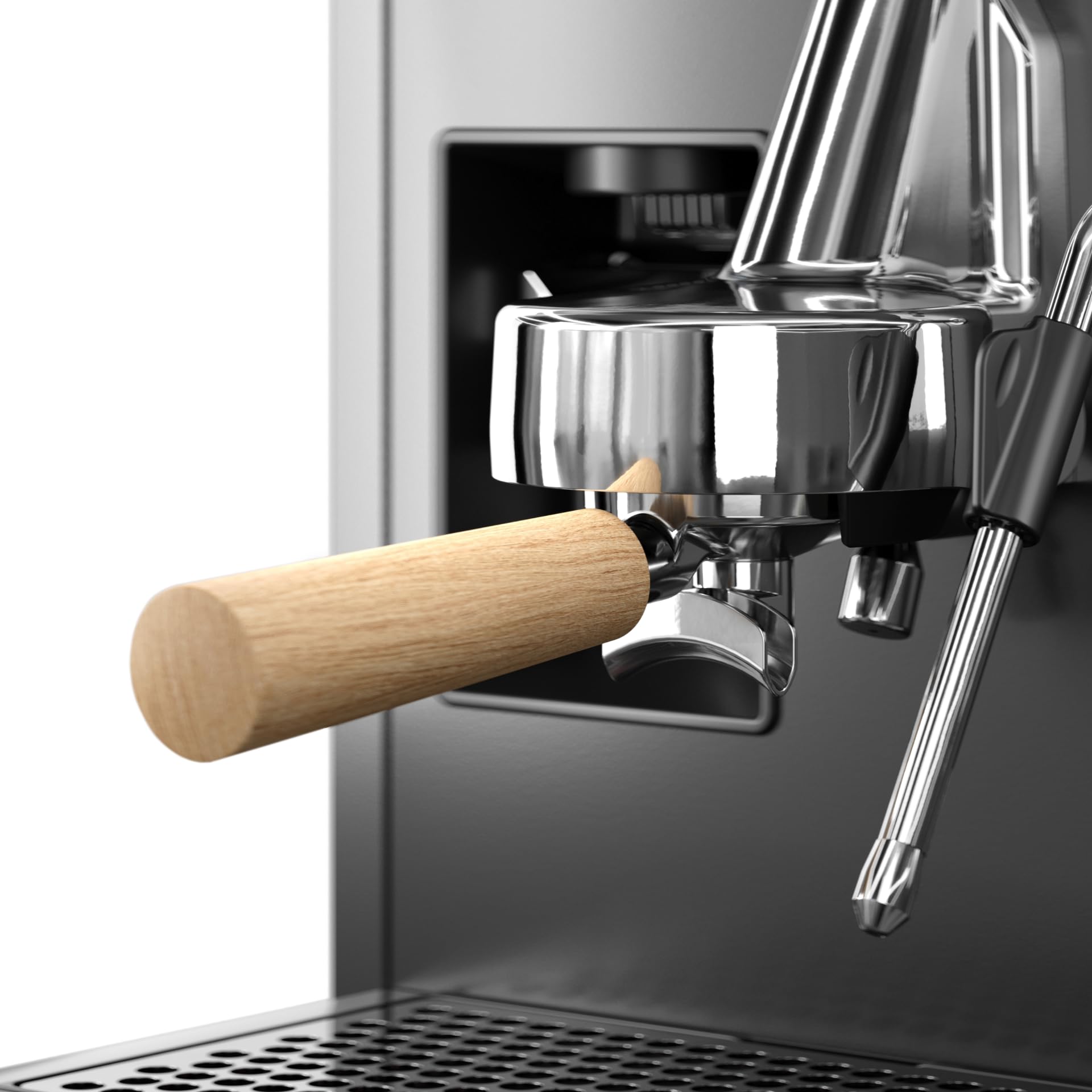 Loewe Macchina Espresso con Montalatte e Macinino, Estrattore 15 Bar, Tecnologia Termica Avanzata per Caffè Perfetto, Soluzione All-in-One