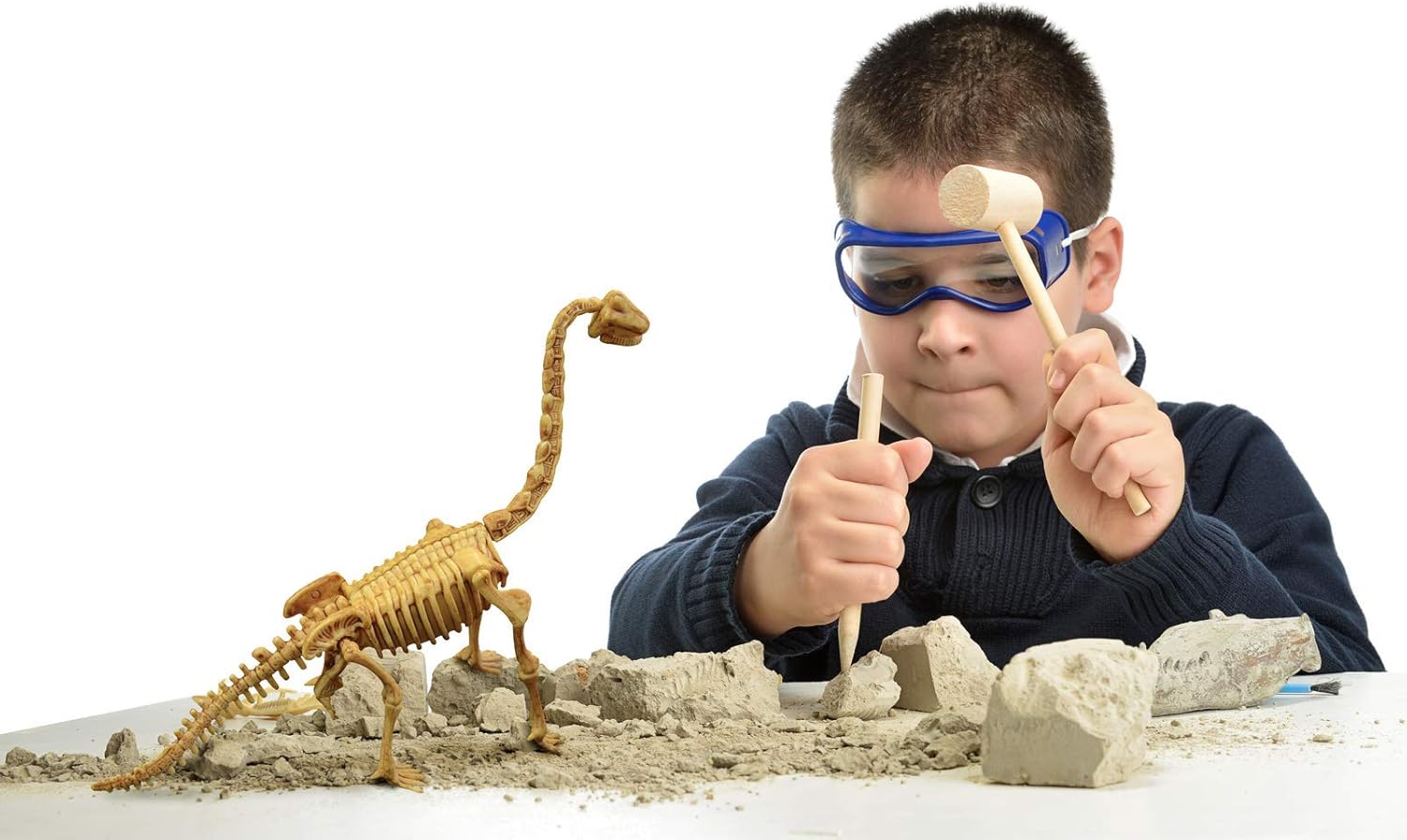 Science4you Brachiosaurus Dinosaur Fossil Digging Kit - Excavate and Assemble 11 Pieces Dino Bones, Archeology, Paleontologist + Dinosaurs for Kids, Stem Toys for Girls and Boys 6 7 8 9+ Years Old