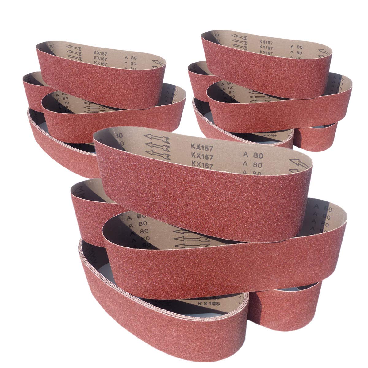 Bandas de lija (5 unidades, 100 x 915 mm, grano P240)