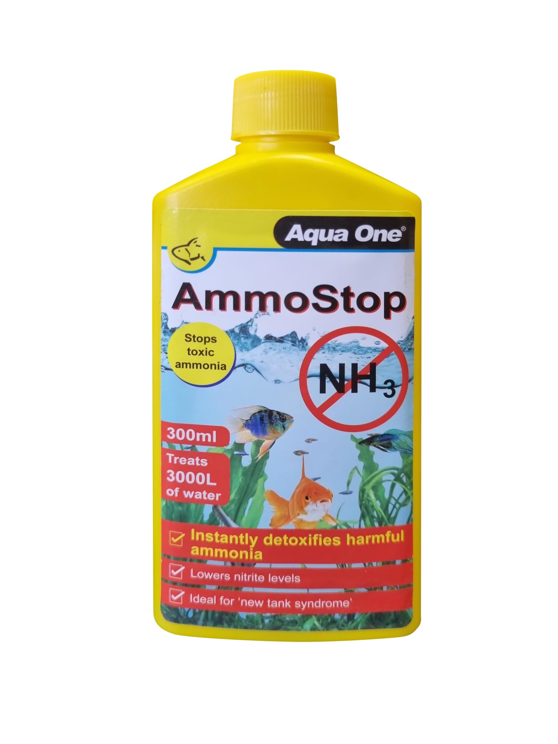 Aqua One AmmoStop Aquarium Ammonia Detoxifier (300ml)