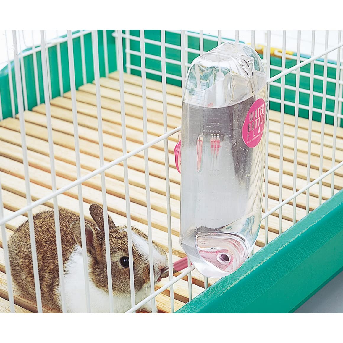 【6個セット】 マルカン ウォーターボトルフラット - 小動物用 1水 ハムスター リス うさぎ ウサギ ラビット 兎 厳選素材