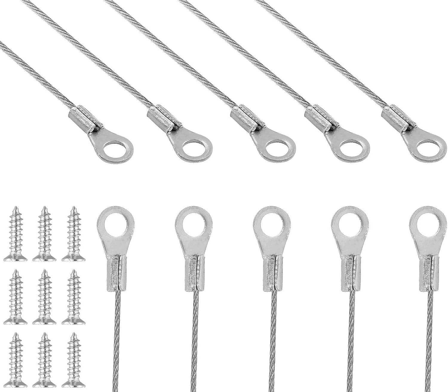 Bivethoi 10pcs Door Restraint, 20cm / 8 Inch Stainless Steel