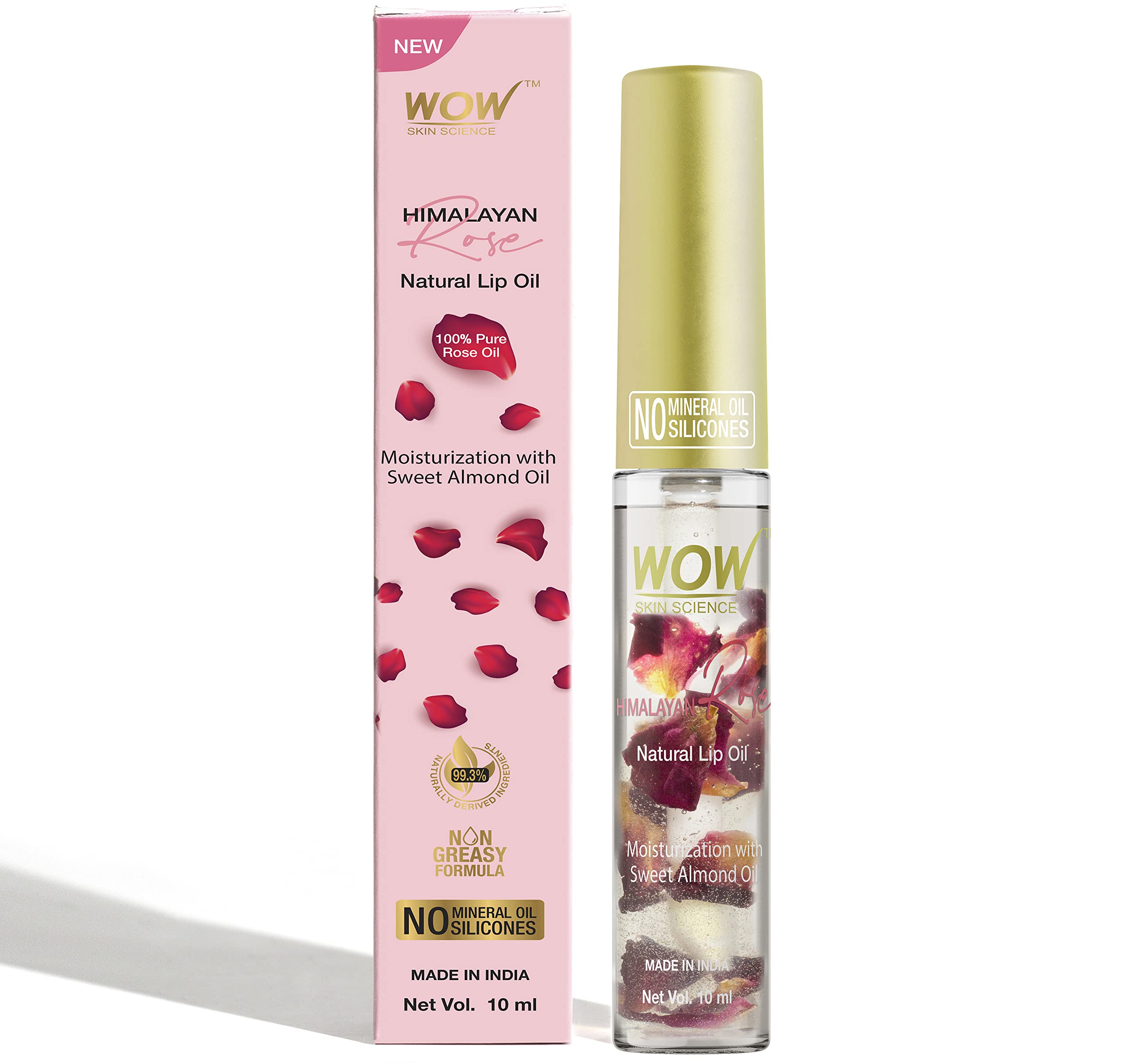 Buy WOW Skin Science Himalayan Rose Lip Oil to Moisturize/Smoothen