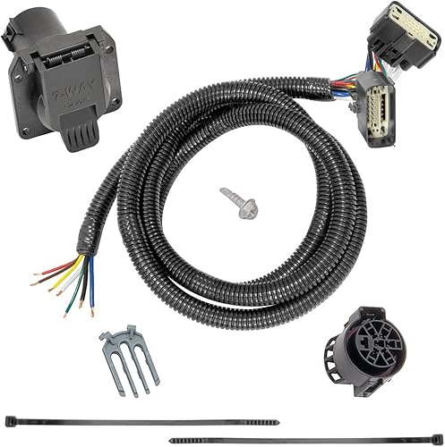 Tekonsha Arnés de remolque 118283, de 7 vías, compatible con Ford F-150 2015-2020