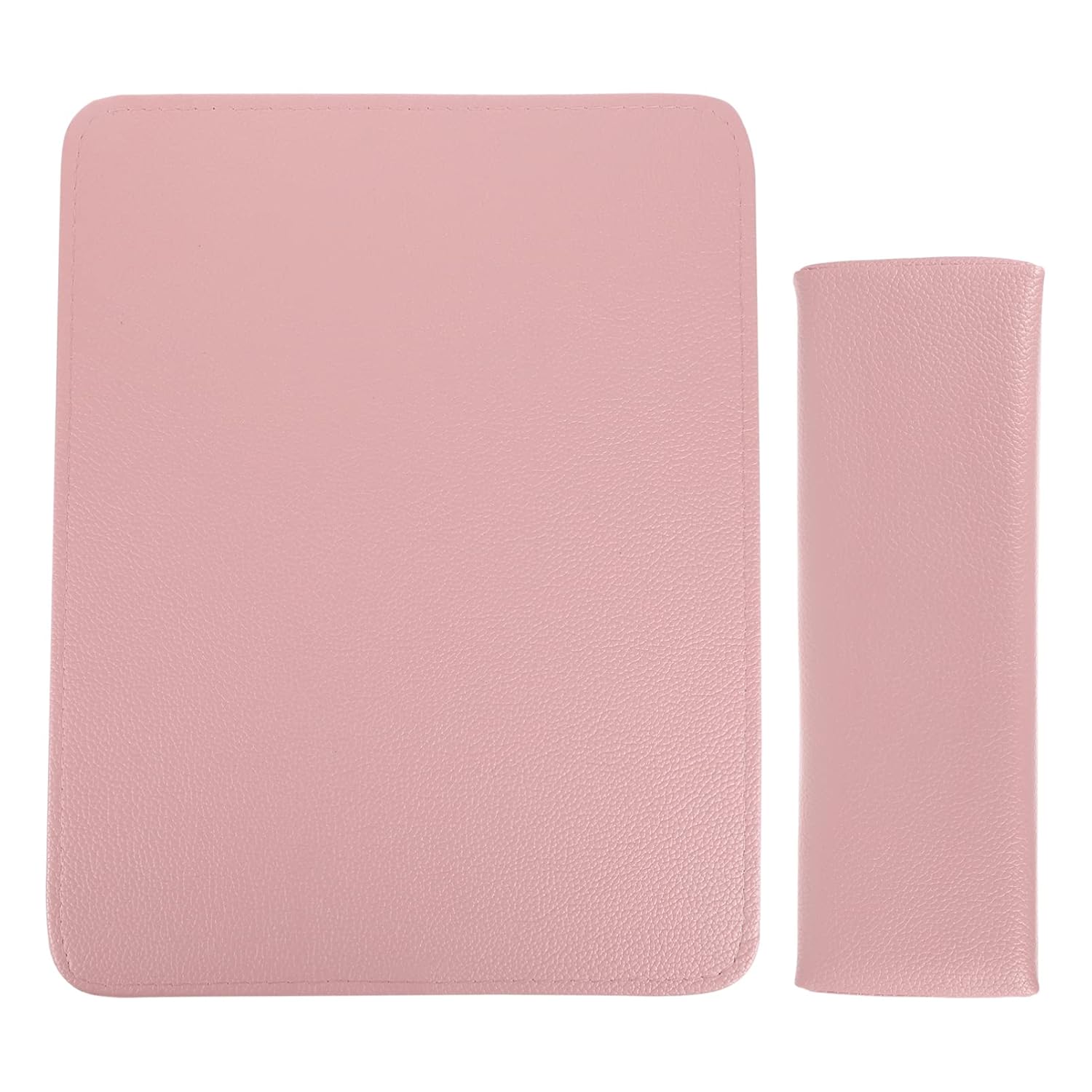 LIFKOME 2pcs Nail Art Hand Rest Memory Pad for Arm French Manicure Nail Tech Washable Leather