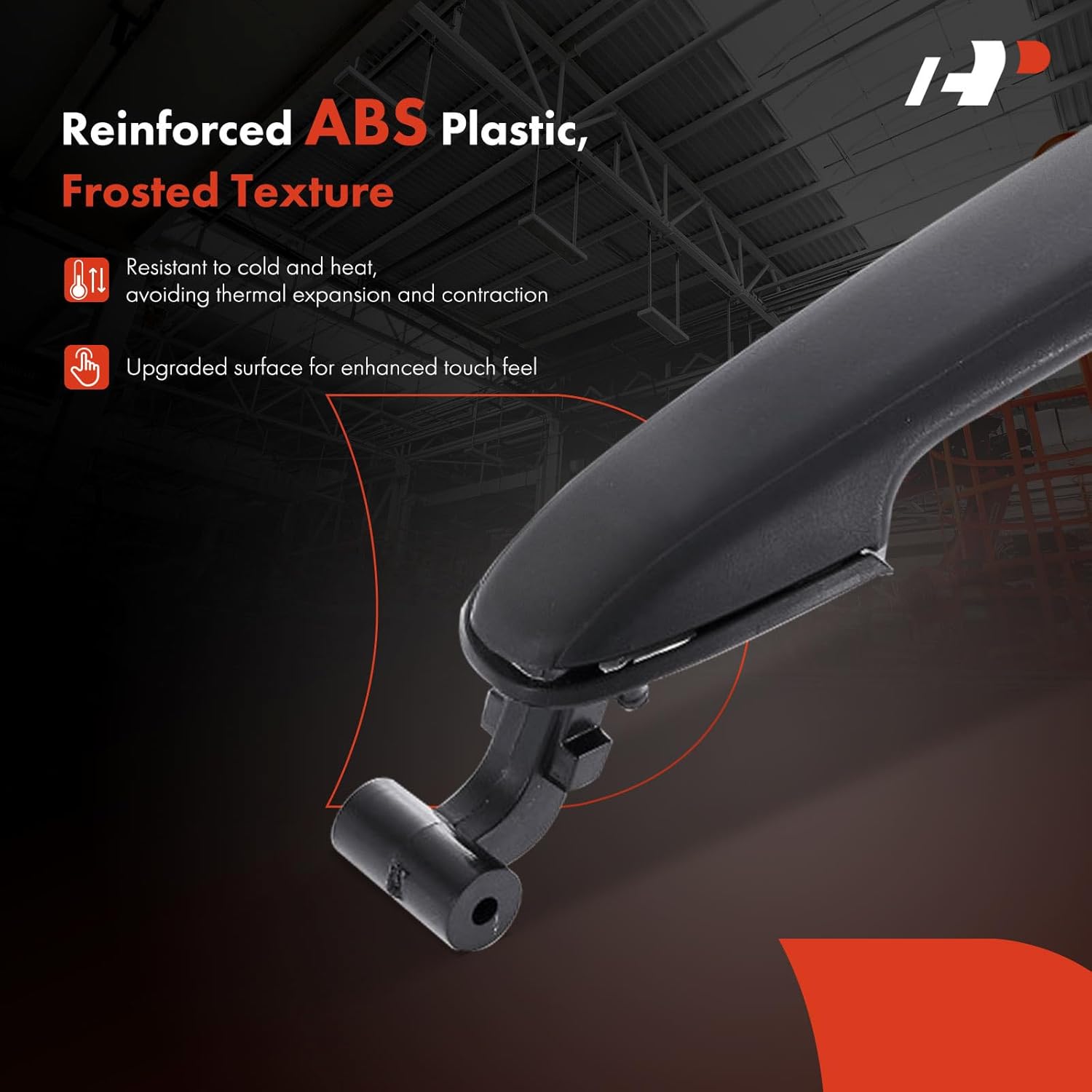 A-Premium Rear Driver or Passenger Side Exterior Sliding Door Handle Compatible with Mercedes-Benz Sprinter 2500 3500 2007-2009 & Dodge Sprinter 2500 3500 & Freightliner Sprinter, Textured Black