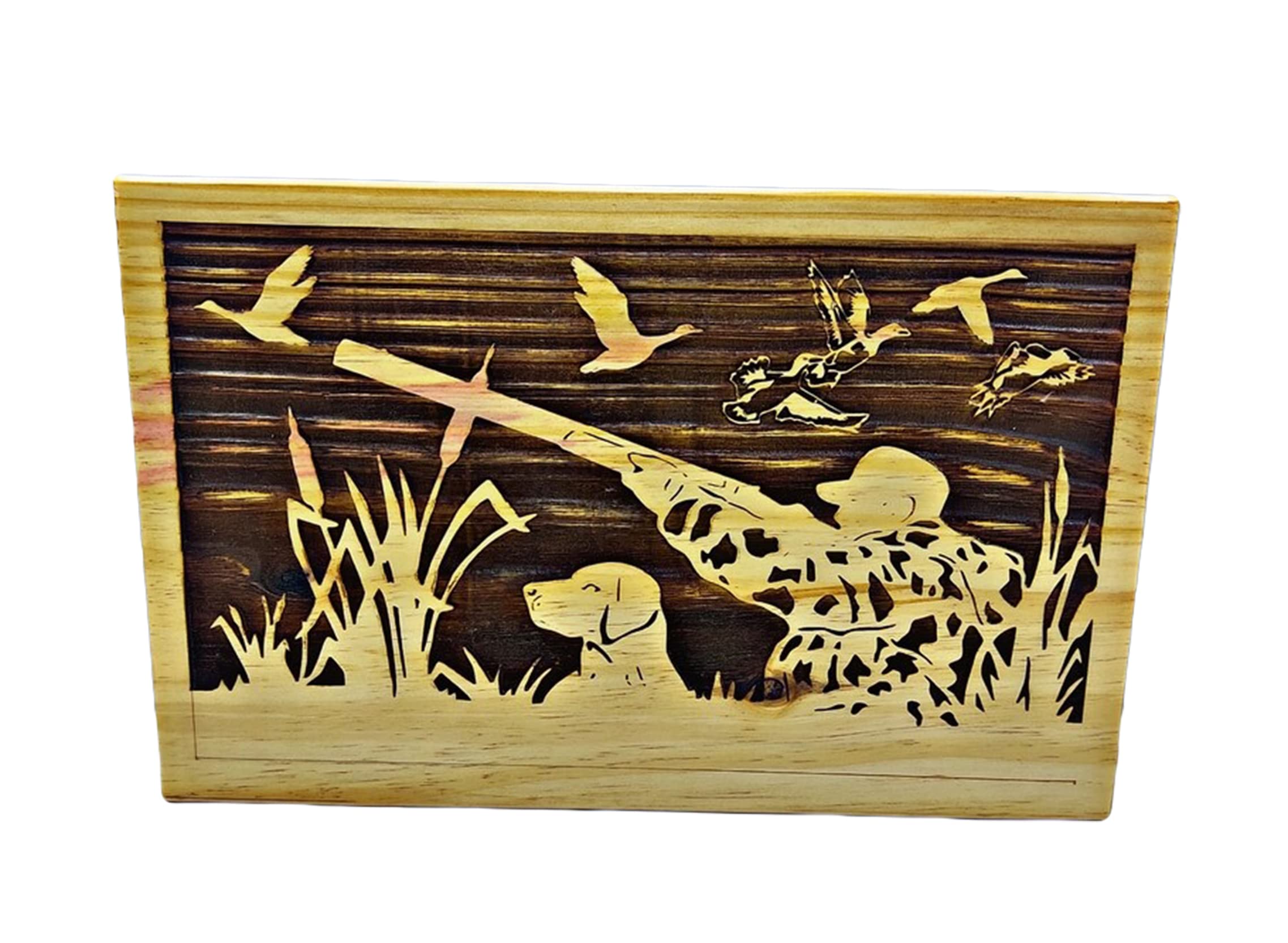 Urnes funéraires en bois avec inscription pour un adieu serein